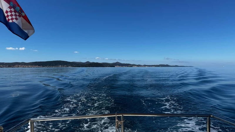 Zadar: Half-day trip wooden boat with drinks - ALL INCLUSIVE - The Ugljan stretch: sightseeing plus a full hour in the water