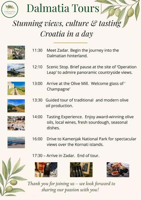 Zadar: Hinterland Hidden Treasures, Nature, History, Tasting - Key Points That Matter Before You Go