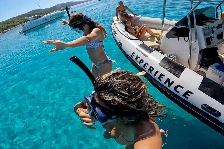 Zadar: Island-Hopping, Swimming & Snorkeling SpeedBoat Tour - Preko and Galevac: sandy shallows, a walk option, and a slower hour