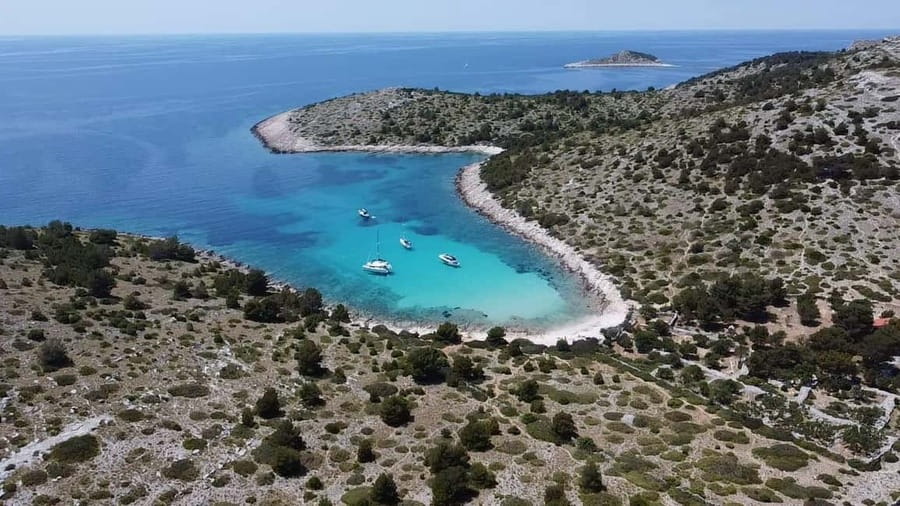 Zadar: National Park Kornati Tour with Eufemija boat - Lojena Beach stop: swimming time that often becomes your favorite