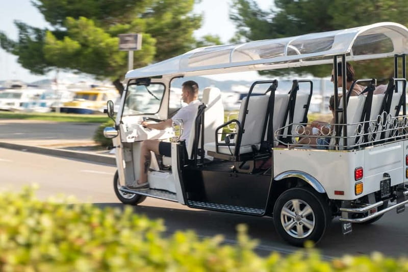 Zadar: Panorama Eco Tuk Tuk Tour - Zadar in 1.5 hours, by white electric eco tuk-tuk