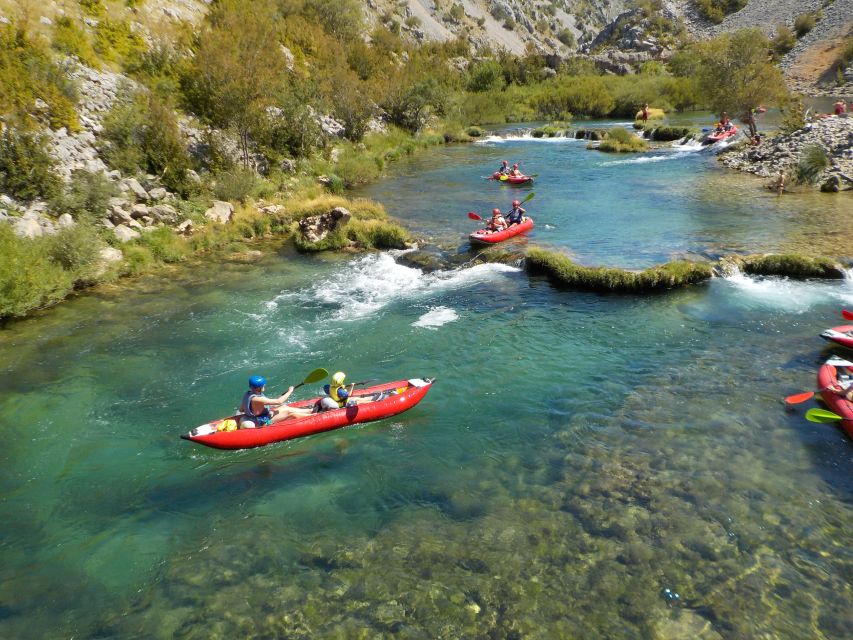 Zadar: River Zrmanja Guided Kayak Safari & Waterfalls - Paddling down to Krupa mouth and the Visoki buk bypass