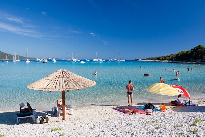 Zadar: Sakarun - Dugi otok Luxury Speedboat Tour with Lunch - Stop 4 and Stop 5: Muline Bay Finishes the Day Like a Proper Beach