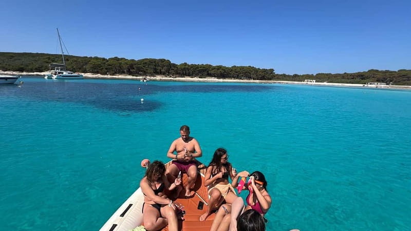 Zadar: Speedboat tour Best of 4 Islands 6 Stops with Lunch! - Shipwreck Time at Sunken Ship Michelle, Plus Snorkel-Friendly Water