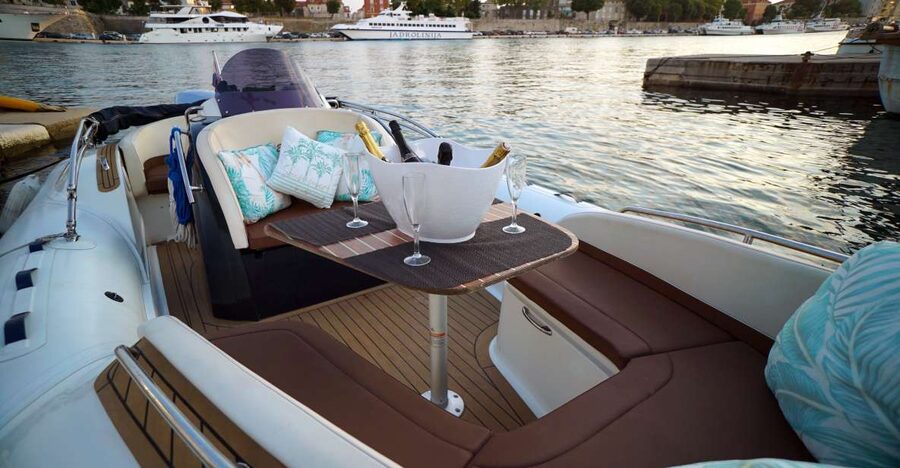 Zadar: Sunset & Nighttime Cruise with Sparkling Wine - What boarding is like: small boat, lively crew, easy conversation