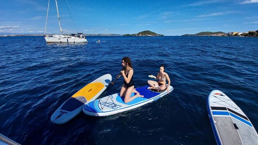Zadar: Three island Daysailing tour - Your Yacht Setup: Cabins, Kitchen, Fridge, and Comfortable Shade