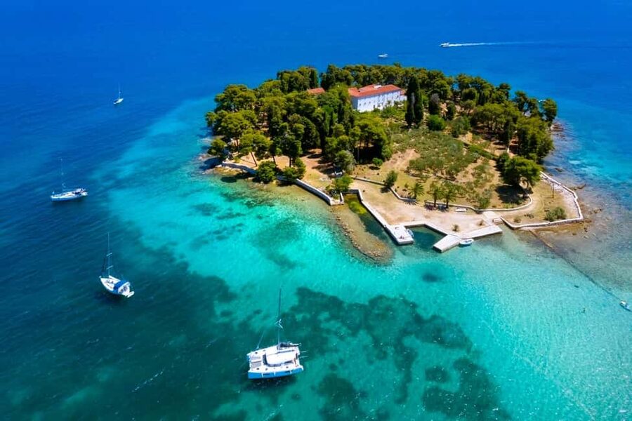 Zadar: Ugljan and Preko Islands SpeedBoat Tour —with Drinks - The itinerary in plain language: Kostanj, Ošljak, Preko