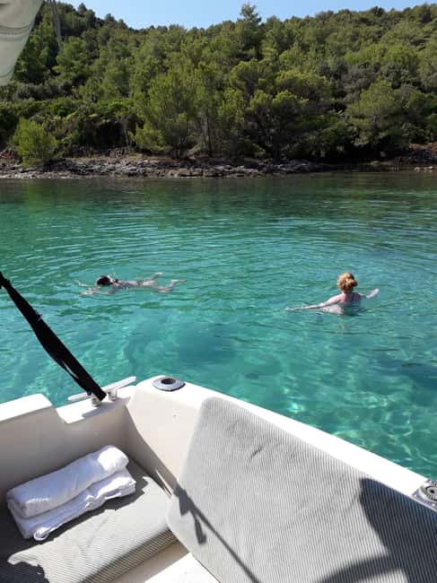 Zadar:Ugljan, Frnaža,Galevac &Ošljak free beer & anchovies - Stop 1, Frnaža Cove on Ugljan: Your First Real Swim