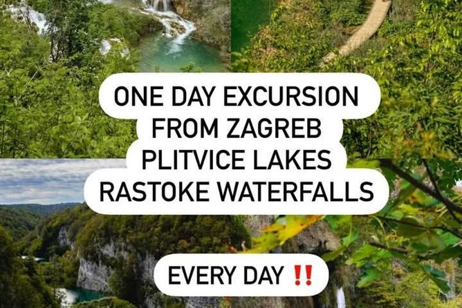 Zagreb to the PLITVICE MAGIC LAKES - 3+1 free or 6+1 free - Key highlights worth planning around