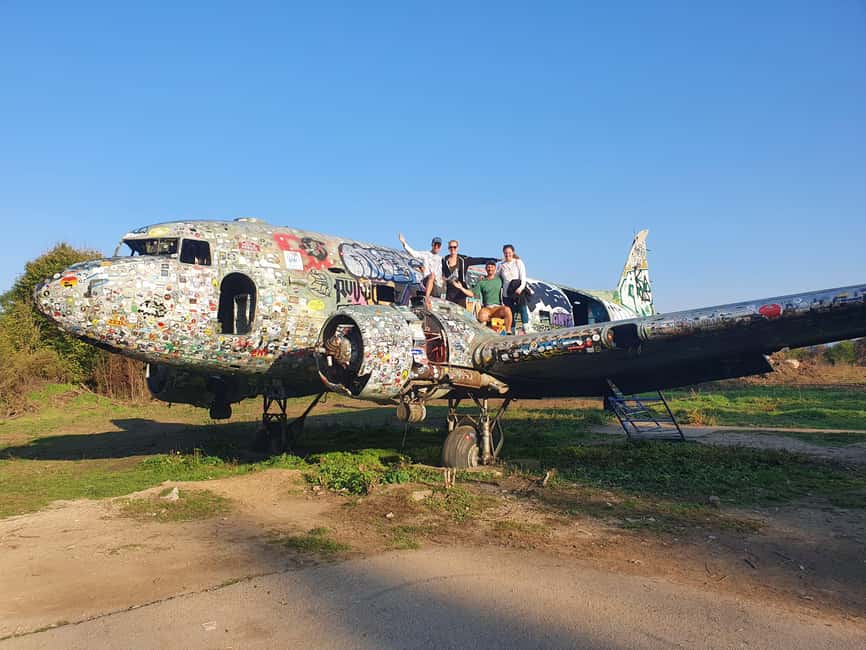 Zeljava Airbase: History and Adventure Tour - The runway drive and the plane-shaped hole in the hill