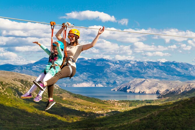 Zipline Experience Krk - The Main Event: 8 Ziplines, 700 Meters, and Views Over Krk